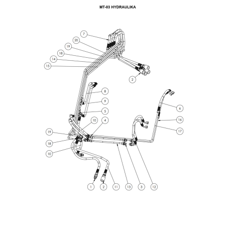 Części do Ładowacza czołowego Metal-Technik Tytan MT-03